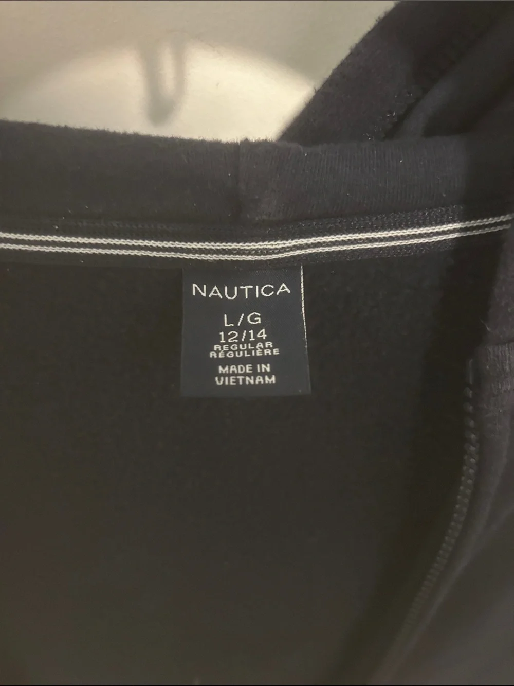 Nautica Navy Zip Hoodie